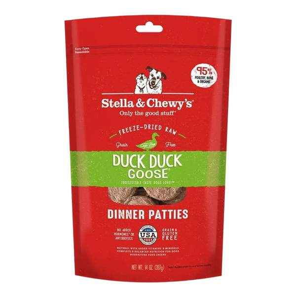 Stella & Chewy's Freeze Dried Dinner Patties Duck Dog Food (25oz)