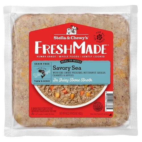 Stella & Chewy's FreshMade Savory Sea Frozen Dog Food (16oz)