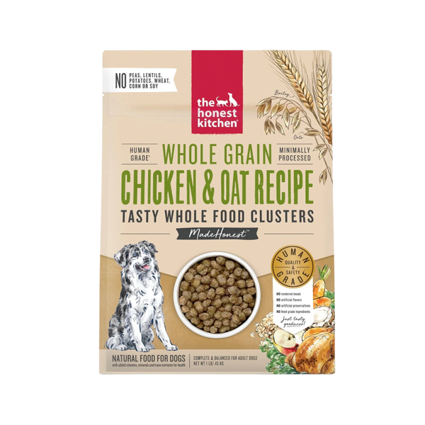 Honest Kitchen Clusters Whole Grain Chicken & Oat Dog Food
