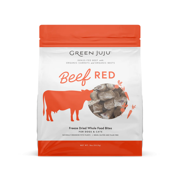 Green Juju Freeze Dried Beef Red Whole Food Bites (18OZ)