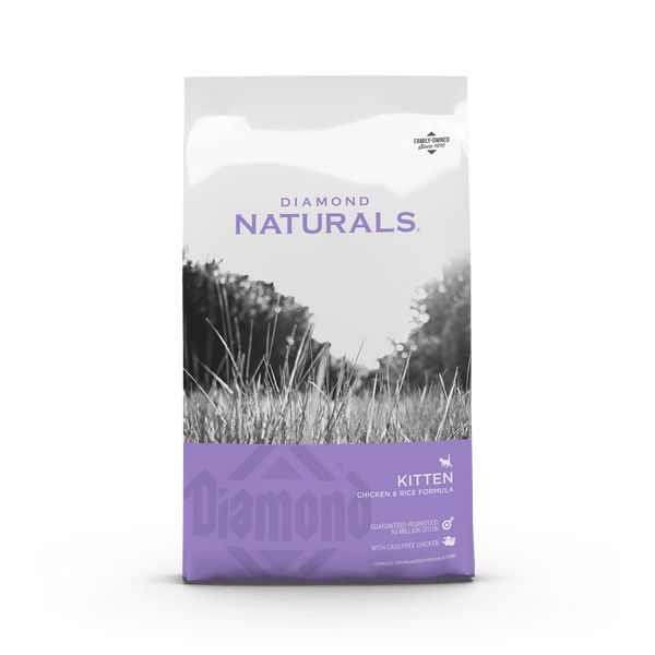 Diamond Naturals Kitten Chicken and Rice Dry Dog Food (6lb)